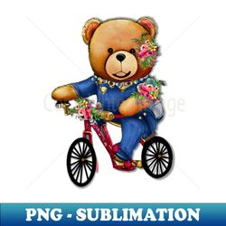 Bike Riding - Retro PNG Sublimation Digital Download - Instantly Transform Your Sublimation Projects