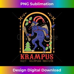 krampus satan christmas wrapping holiday occult german long sl - sophisticated png sublimation file - rapidly innovate your artistic vision