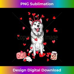 dog valentine gift cute siberian husky valentine's - deluxe png sublimation download - immerse in creativity with every design