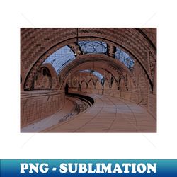 abandoned ny city hall subway station illustration - unique sublimation png download - add a festive touch to every day