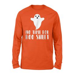 funny halloween ghost costume moms women boo sheet long sleeve t-shirt
