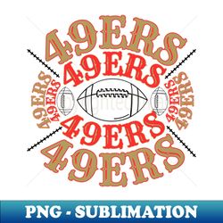 49ers football - sublimation-ready png file - bold & eye-catching