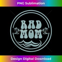 rad mom surf matching birthday the big one 1st birthday tank - deluxe png sublimation download - customize with flair