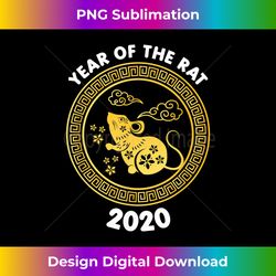 chinese new year 2020 rat chinese zo - minimalist sublimation digital file - customize with flair