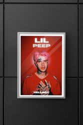 lil peep  lil peep poster  lil peep album poster   hellboy album poster  wall art.jpg