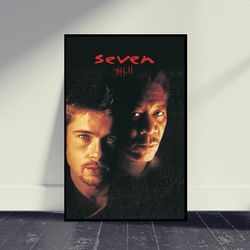 se7en movie canvas print, wall art, room decor, home decor, art canvas for gift, living room decor