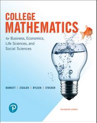 college mathematics for business, economics, life sciences, and social science stocker michael r. ziegler karl e. byleen