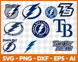 14 digital download, tampa bay lightning logo, tampa bay lightning svg, tampa bay lightning clipart