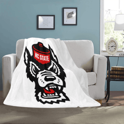 nc state wolfpack blanket lightweight soft microfiber fleece