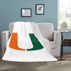 miami hurricanes blanket lightweight soft microfiber fleece