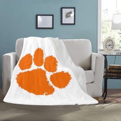 clemson tigers blanket lightweight soft microfiber fleece