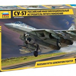 original zvezda 4824 russian aircraft sukhoi su-57 fifth-generation fighter scale 1:48