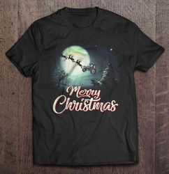 merry christmas sleigh reindeer tractor gift top
