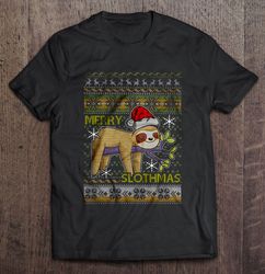 Merry Slothmas Christmas Sweater TShirt Gift