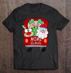 Mimi Claus Christmas Black TShirt