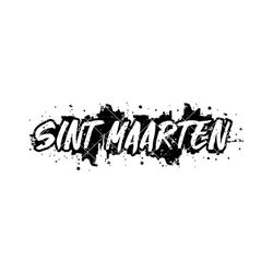 sint maarten paint word art .eps, .dxf, .svg .png  vinyl cutter ready, t-shirt, cnc clipart graphic 2254