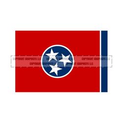 tennessee flag instant download  vector .eps, .dxf, .svg .png. vinyl cutter ready, t-shirt, cnc clipart graphic 1104