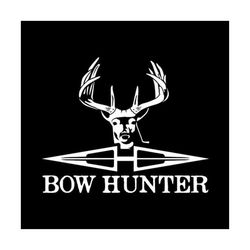bow hunter vector .eps, .svg, vinyl cutter ready, t-shirt, cnc clipart deer bow hunting graphic 0323