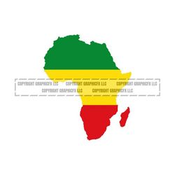 africa rasta colors flag shape vector .eps, .dxf, .svg .png. vinyl cutter ready, t-shirt, cnc clipart graphic 2069