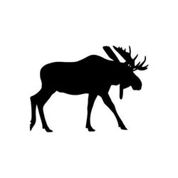 moose bull vector .eps, .dxf, .svg .png vinyl cutter ready, t-shirt, cnc clipart graphic 0327
