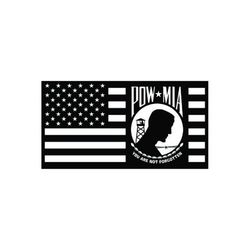pow mia u.s.a. flag logo .eps, missing in action, prisoner of war .svg, .dxf & 1 .png vinyl cutter ready, t-shirt, cnc clipart graphic 0628