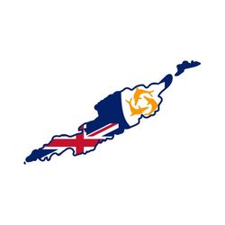 anguilla flag island vector .eps, .dxf, .svg .png. vinyl cutter ready, t-shirt, cnc clipart graphic 0890