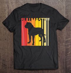 retro bullmastiff dog merry christmas gift shirt