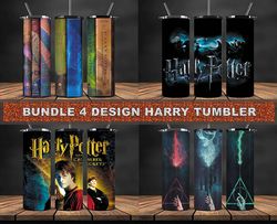 bundle 4 design harry tumbler, tumbler bundle design, sublimation tumbler bundle, 20oz skinny tumbler 07