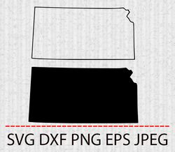 kansas svg,png,eps cameo cricut design template stencil vinyl decal tshirt transfer iron on