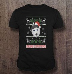Siberian Husky Santa Snow Christmas Tee T-Shirt