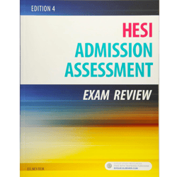 admission assessment exam review 4th edition by hesi (author)