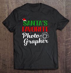 santas favorite photographer christmas2 tshirt
