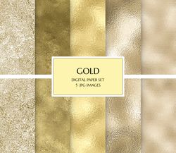 gold digital paper, gold texture paper, gold digital paper set, gold textures, gold texture paper, gold backgrounds, jpg