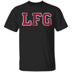 funny lets go lfg football new england fan tshirt kansas city football t-shirt