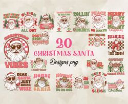 20 christmas santa design png, christian christmas svg, christmas design, christmas shirt, christmas 02