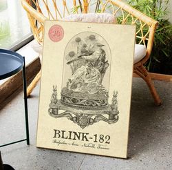 blink-182 2023 poster, rock hard tour poster, pop punk music poster fan gift, blink-182 concert poster, 2023 music tour