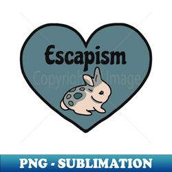 the escape is real  mini rex rabbit having a bunny escape from reality - trendy sublimation digital download - instantly transform your sublimation projects