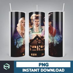 hocus pocus tumbler png, halloween tumbler 20oz skinny sublimation, movie digital design (15)