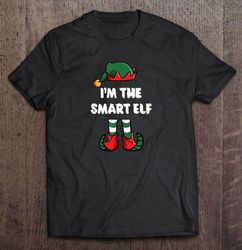 i am the smart elf dabbing elf christmas shirt