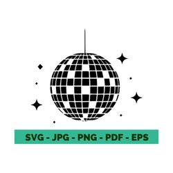 disco ball svg disco ball planter mirror ball disco ball clipart disco ball 70s svg party svg vector cricut file