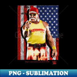 hulk hogan american flag backdrop - decorative sublimation png file - spice up your sublimation projects