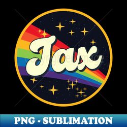 jax  rainbow in space vintage style - instant sublimation digital download - unlock vibrant sublimation designs