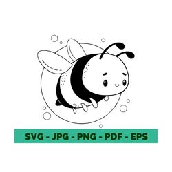 bee svg layered cut file bumble bee cutting file cute honey bee svg honeybee spring animal silhouette cricut vinyl decal baby bodysuit shirt