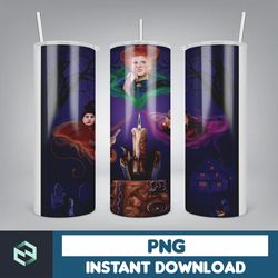 hocus pocus tumbler png, halloween tumbler 20oz skinny sublimation, movie digital design (14)