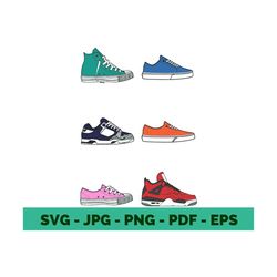 sneakers shoes digital clip art clipart set shoes clipart