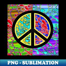 pop art peace graphic art - professional sublimation digital download - stunning sublimation graphics