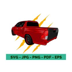 truck clipart monster truck svg troka svg off road svg vehicle svg clipart toyota hilux