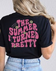 The summer I turned pretty Shirt, cousins beach Shirt, oversized vintage tee, summer tee, vacation shirt