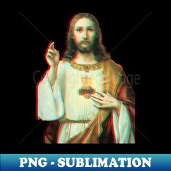 3d jesus - trendy sublimation digital download - stunning sublimation graphics