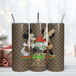 gucci 20oz skinny tumbler luxury, fashion designer gift tumbler, fashion girl travel tumbler, fashion women tumbler, fas